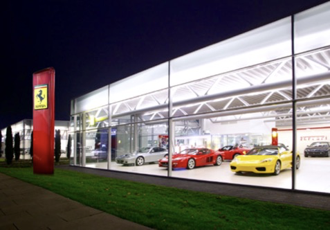 Abdichtungs- und Reparaturarbeiten in einem Autohaus in Hamburg – ausgeführt 2004 im hochwertigen Ausstellungs- und Werkstattbereich