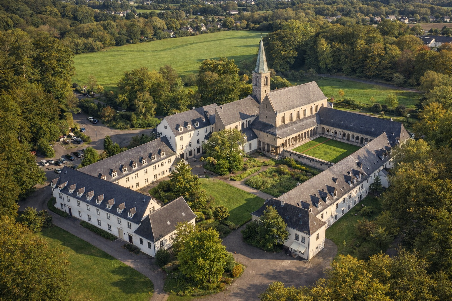 Klosteranlage Bochum – ab 1964: Abdichtungs-, Restaurierungs- und denkmalpflegerische Arbeiten im Innen- und Außenbereich