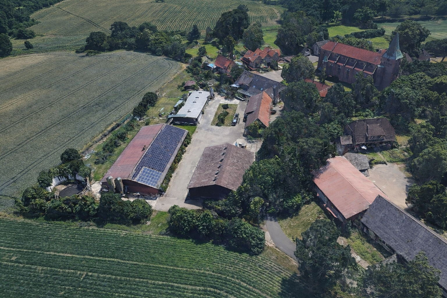 Landwirtschaftlicher Betrieb – Sanierung, Umbau und Abdichtungsarbeiten – Kirchweyhe Kirchstraße (1996)