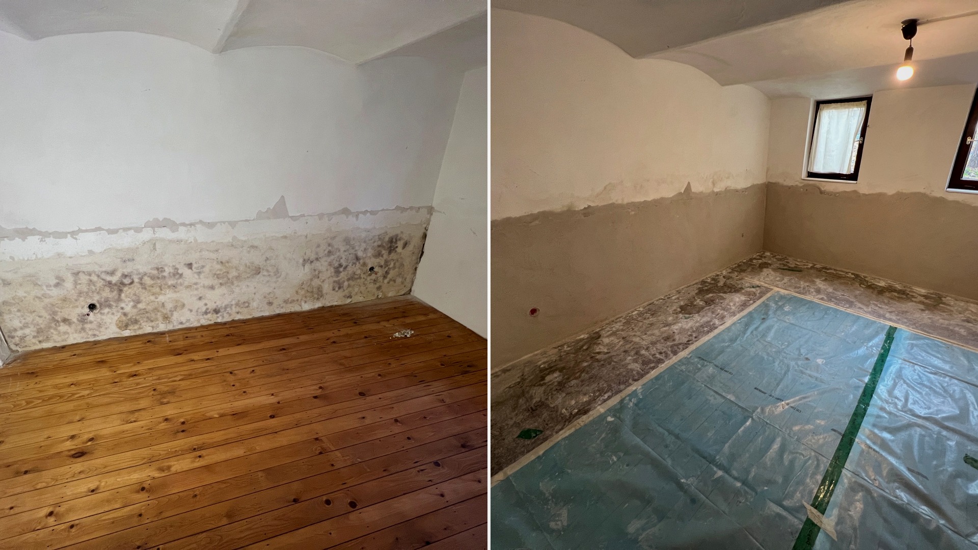 Kellerraum-Sanierung mit Vorher-Nachher-Vergleich – Bremen-Fesenfeld 2021